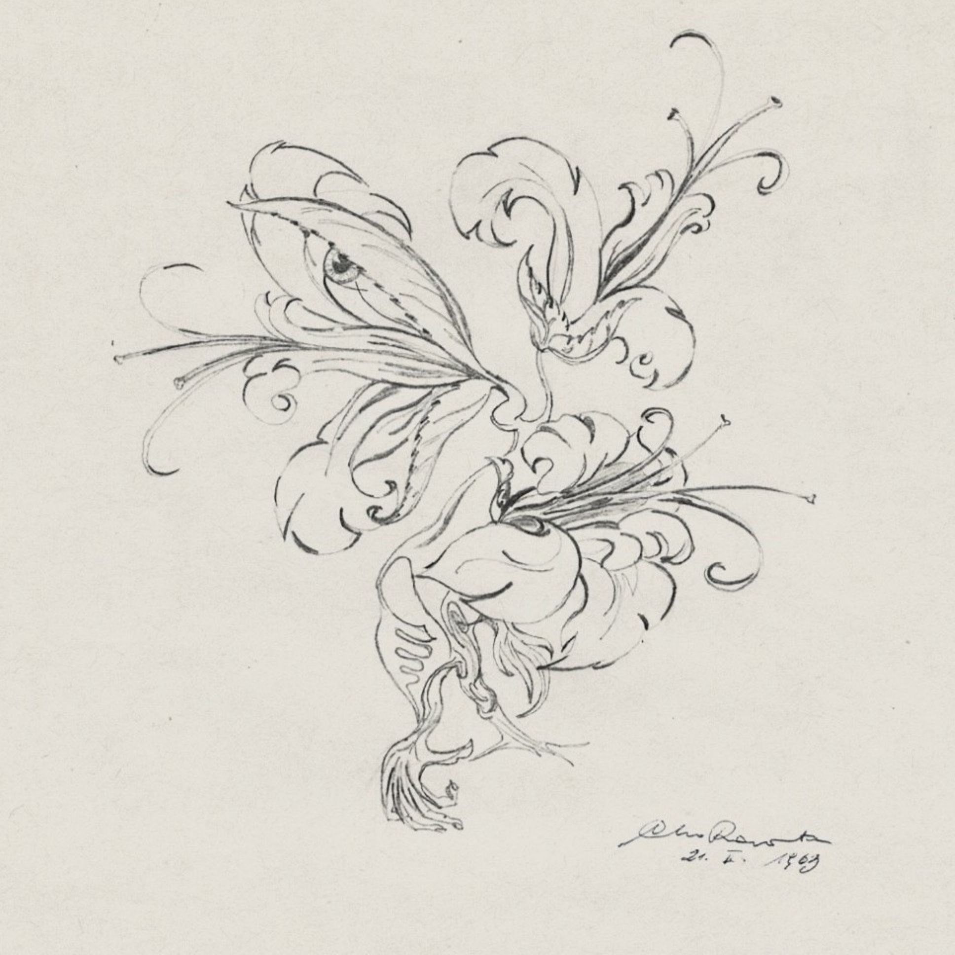 MYSTIC SURREAL FANTASY DRAWING 