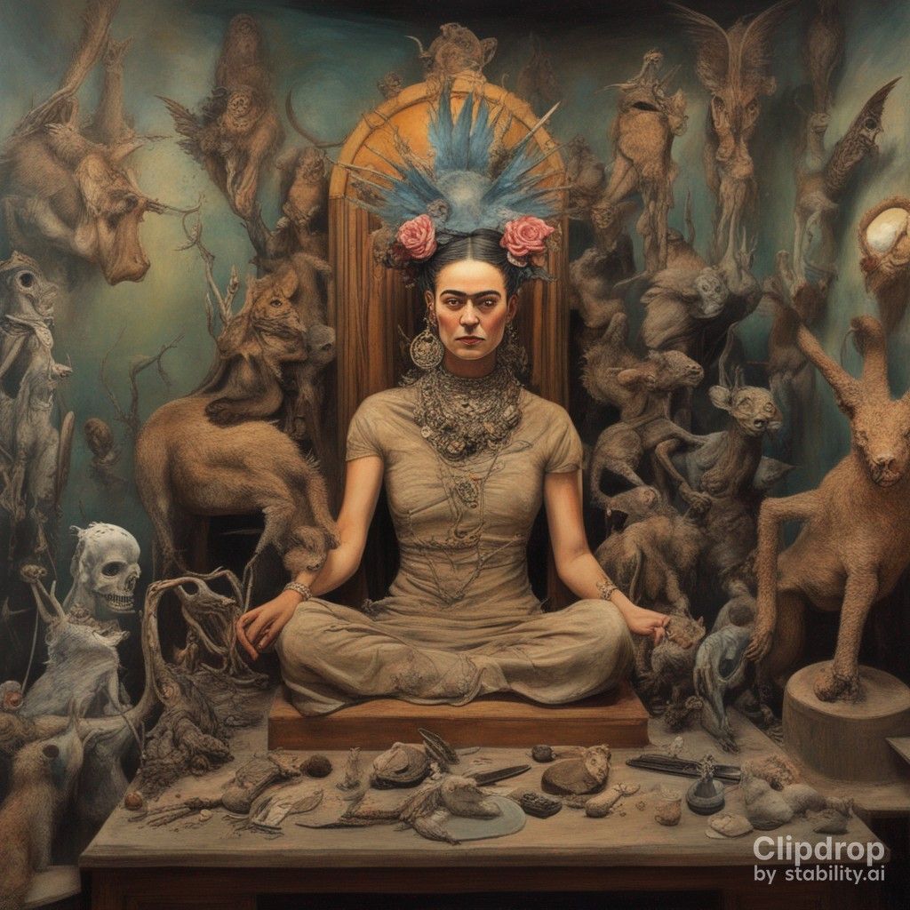 FRIDA KAHLO AT THE MUSEUM 4