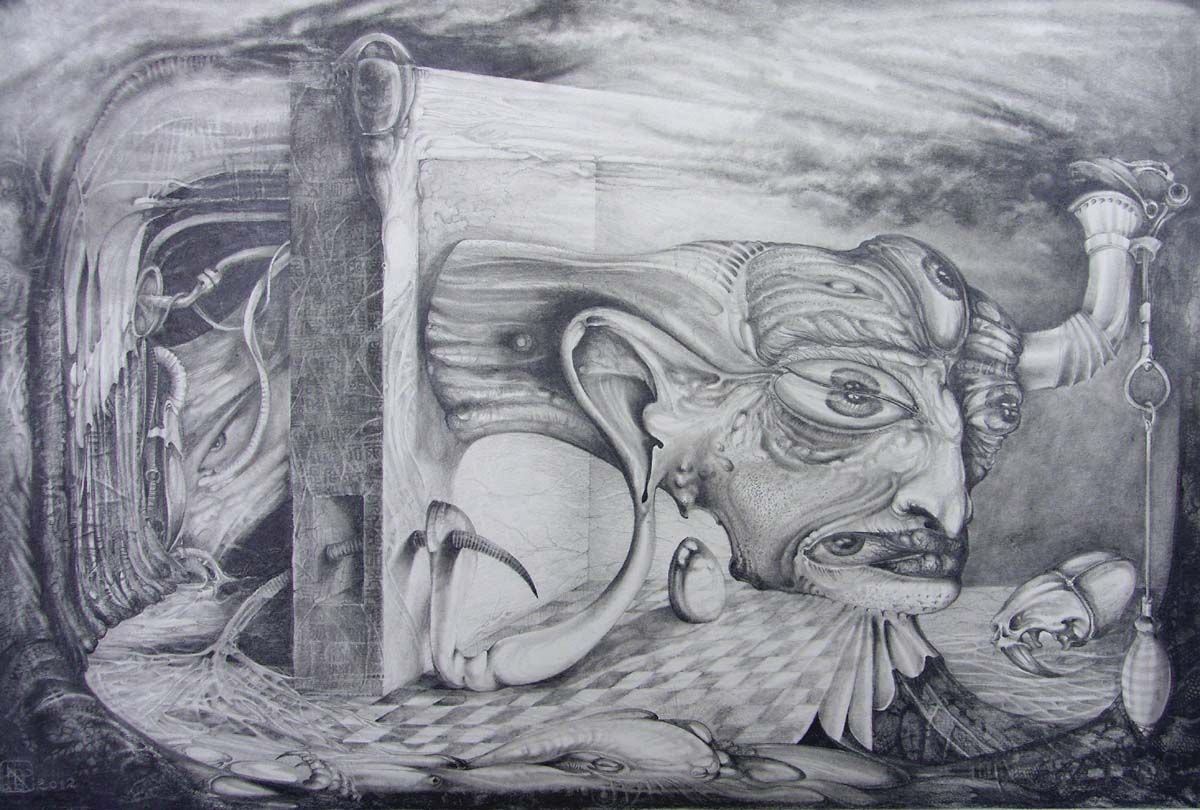 THE CUCKOO CLOCK MAN SHARING HIS THANKSGIVING DINNER WITH AN ASSORTMENT OF CRYPTID CREATURES - UPDATED VERSION - Start Image 2