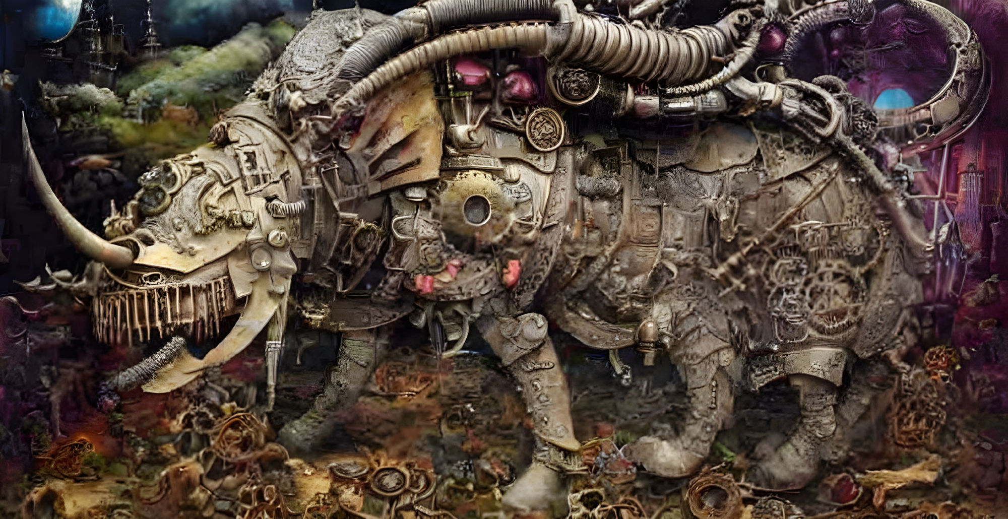 STEAMPUNK TRASHHEAP RHINO