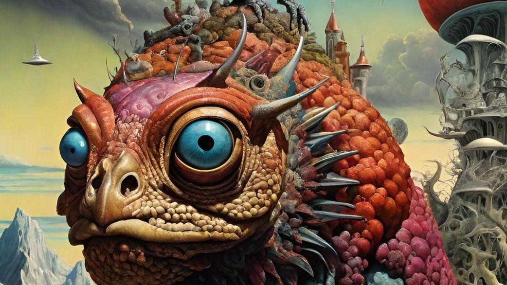 POST-APOCALYPTIC MONSTER FACE OF ZARDOZ # 4