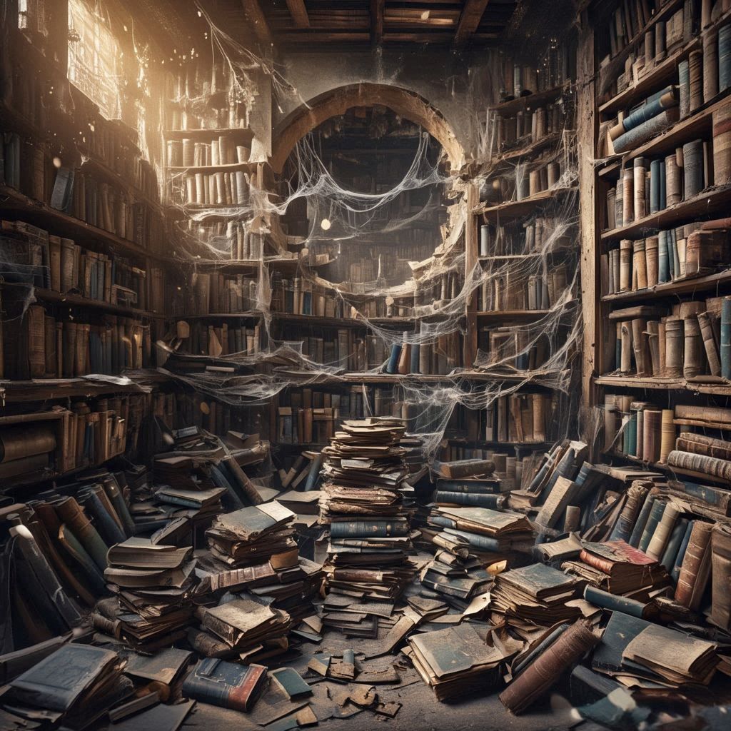 We need to make more realistic bookshelves that have a lot of books - standing, lying, and also lying on top of each other in a mess. There ...