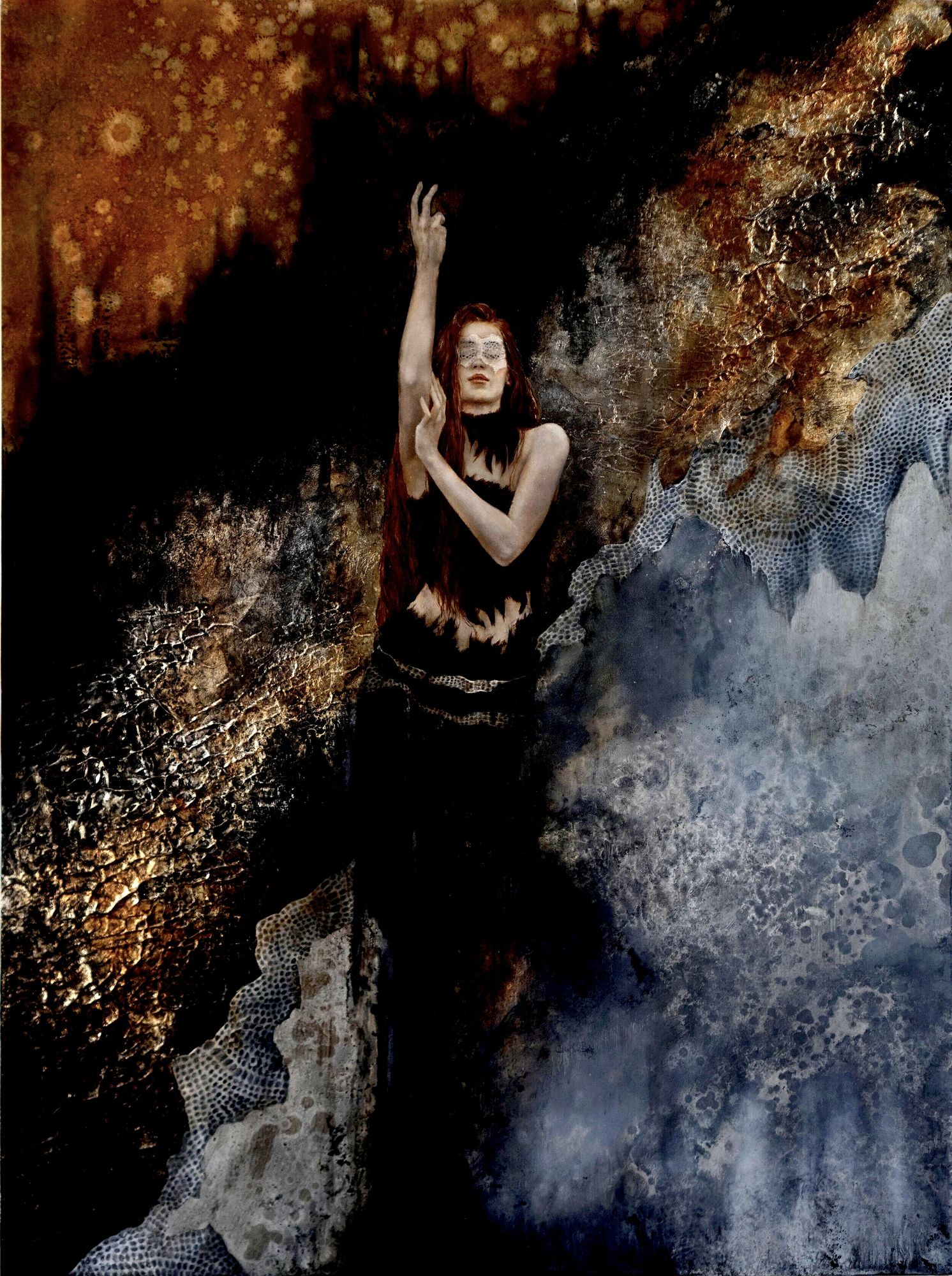 <lora:divineOil:1.0> <lora:StairsNCases:1.0> ethereal She reaches for the heavens…they’re always just beyond sta(I)rs