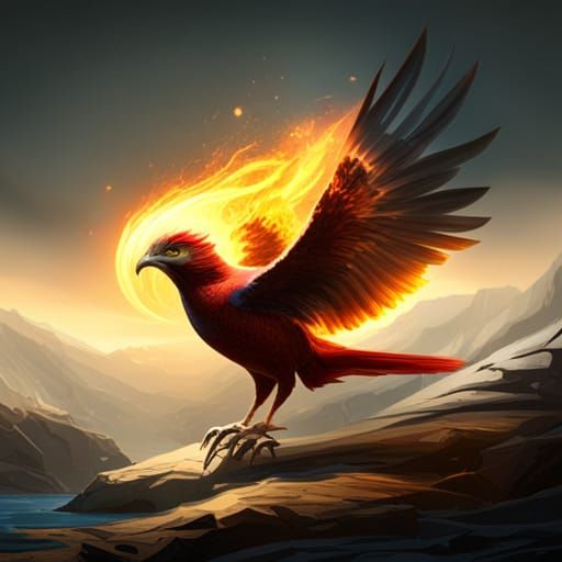 Fiery Falcon Flame