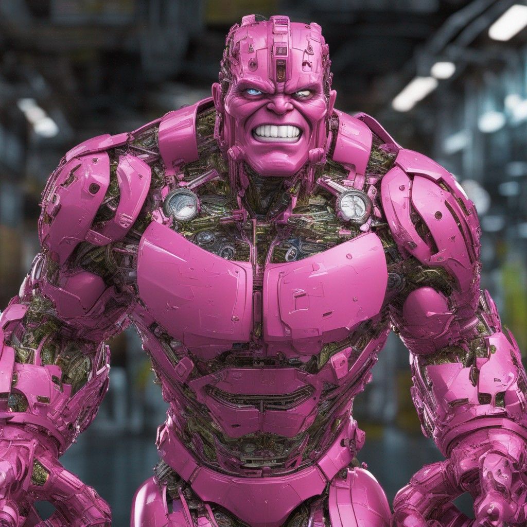 Hulk is a barbie fan and also ironman