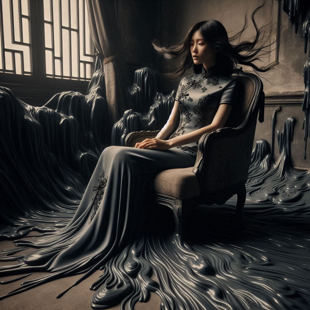 Illustration for "泣无泪"