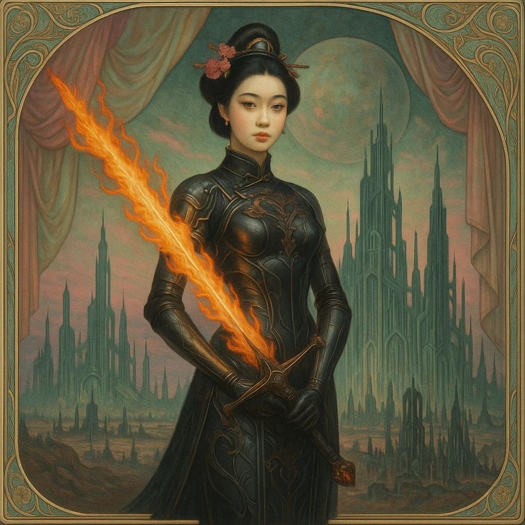 Qipao and zweihander