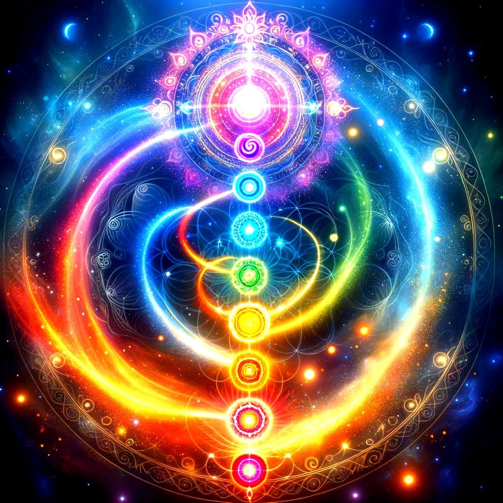 ore Symbol:
	•	Central spiral, representing growth, evolution, and energy flow.
	•	Spiral should be dynamic and flowing, not rigid, with a s...