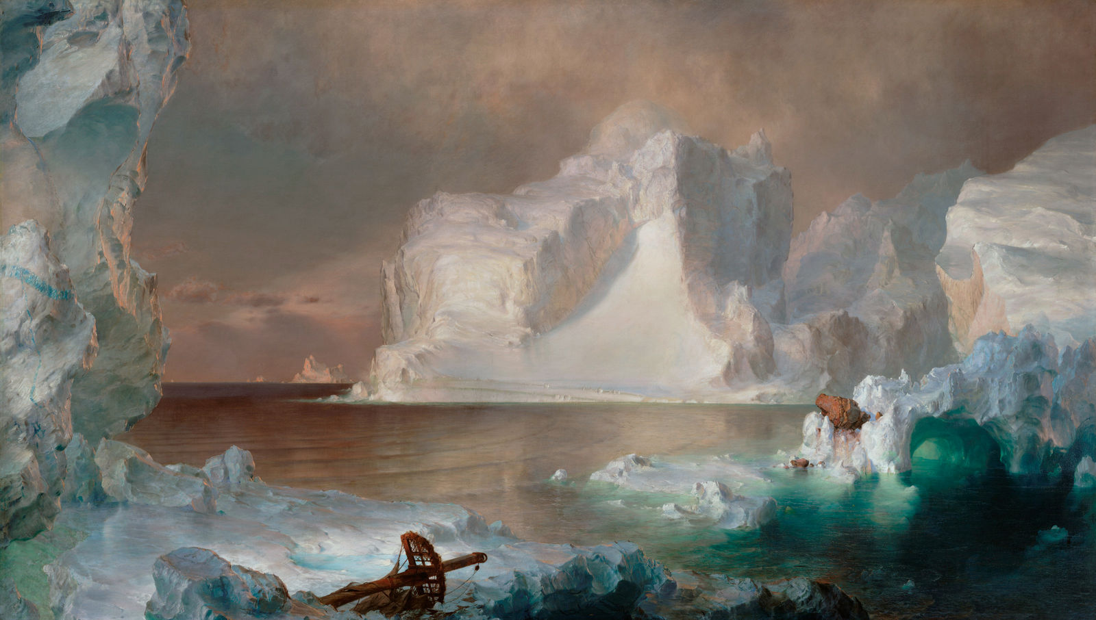 Frederic Edwin Church Icebergs Comes to Life
