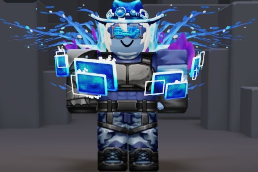 Use the backdrop,pose and guy of the 1st image but add the accessories of the 2nd guy (the purple aura is souls btw and give him a cyberpunk... - Start Image 1