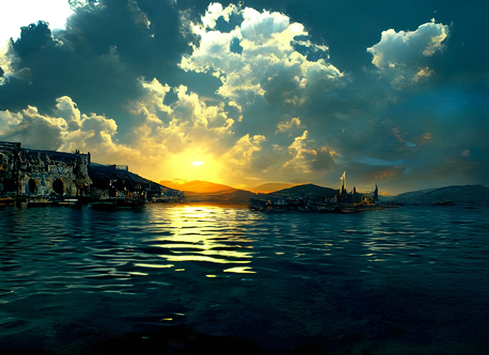 Sea monster on cocaine