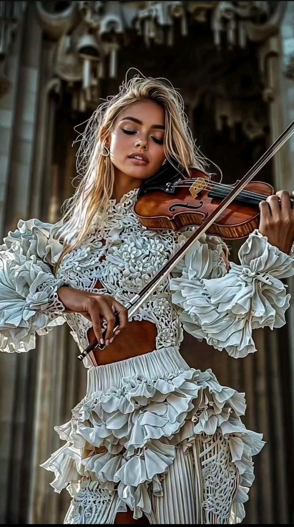 beautiful violinist