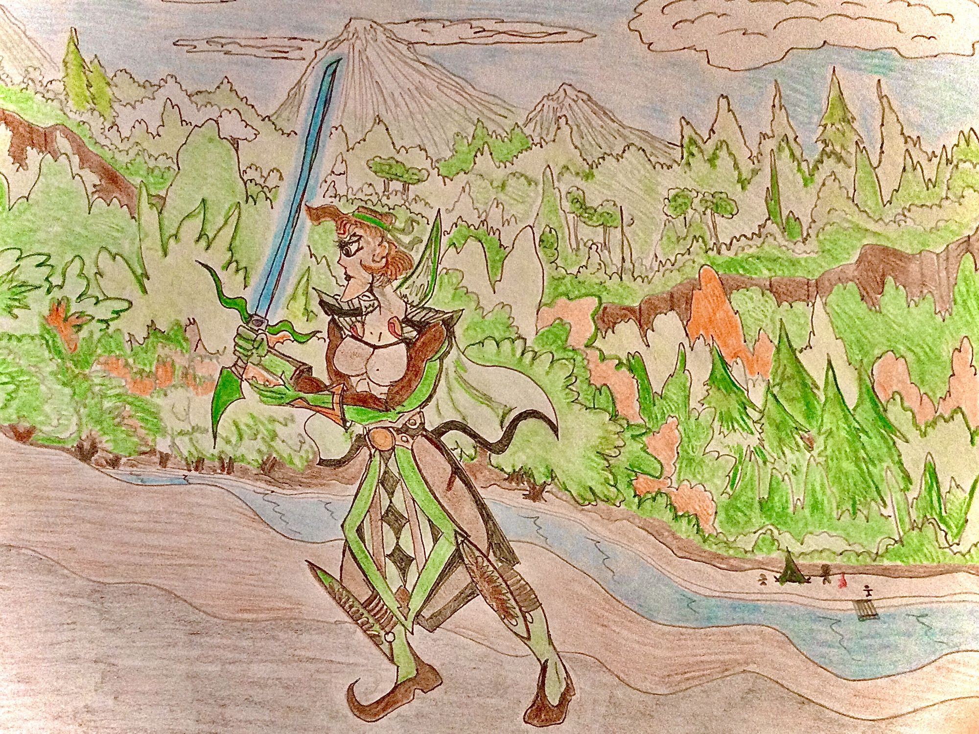 Female Elf searching for her lost people