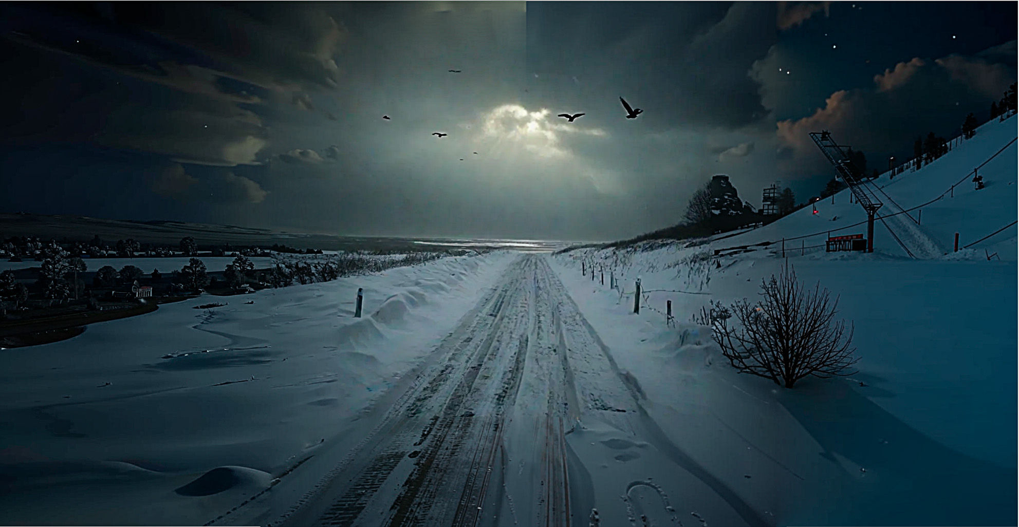 How beautiful those nights are, and the stars in the middle of the night