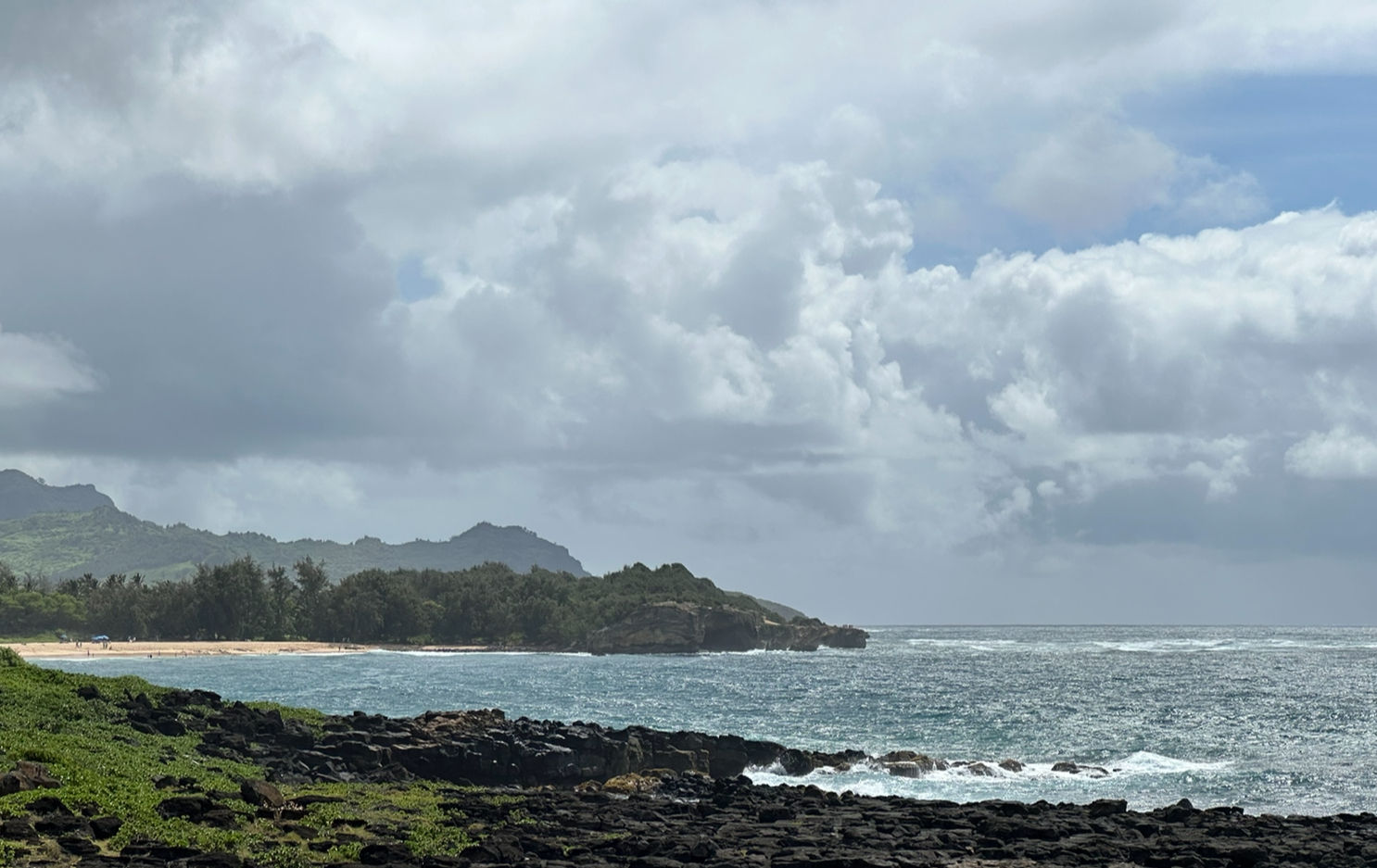 Coastal landscape watercolor painting amateurish golden hour brush strokes simplified 