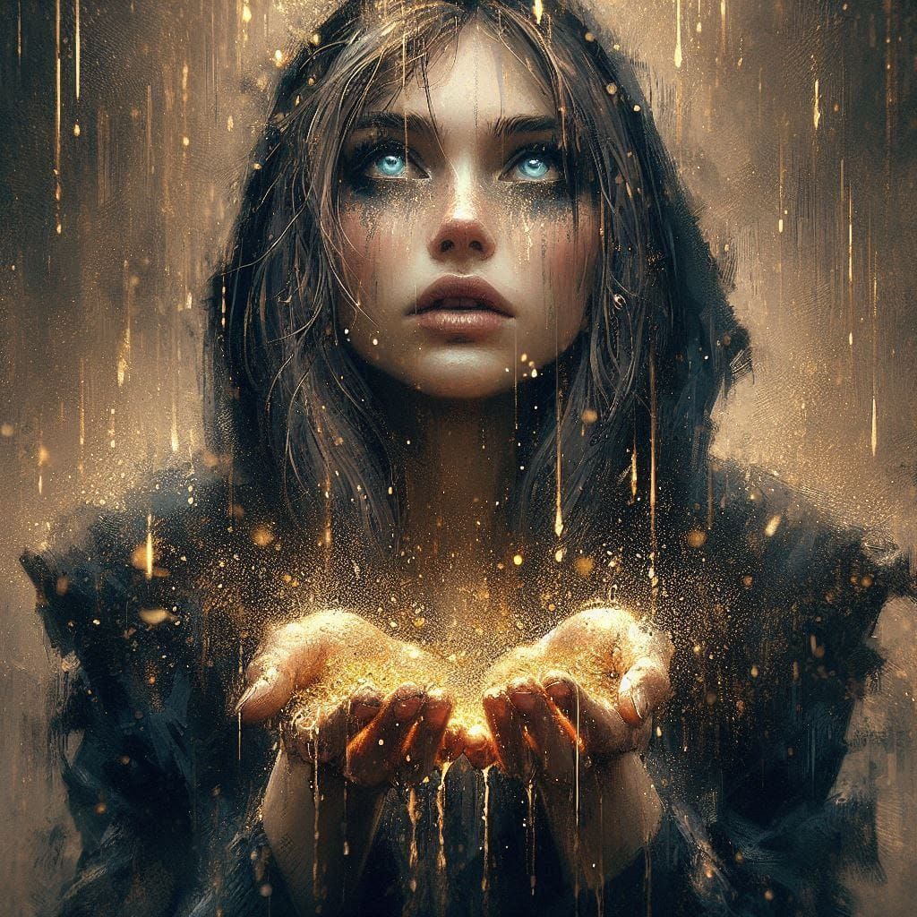 marble sculpture  girl Zdzisław Beksiński Van Gogh yellow and blue hat flowers skull