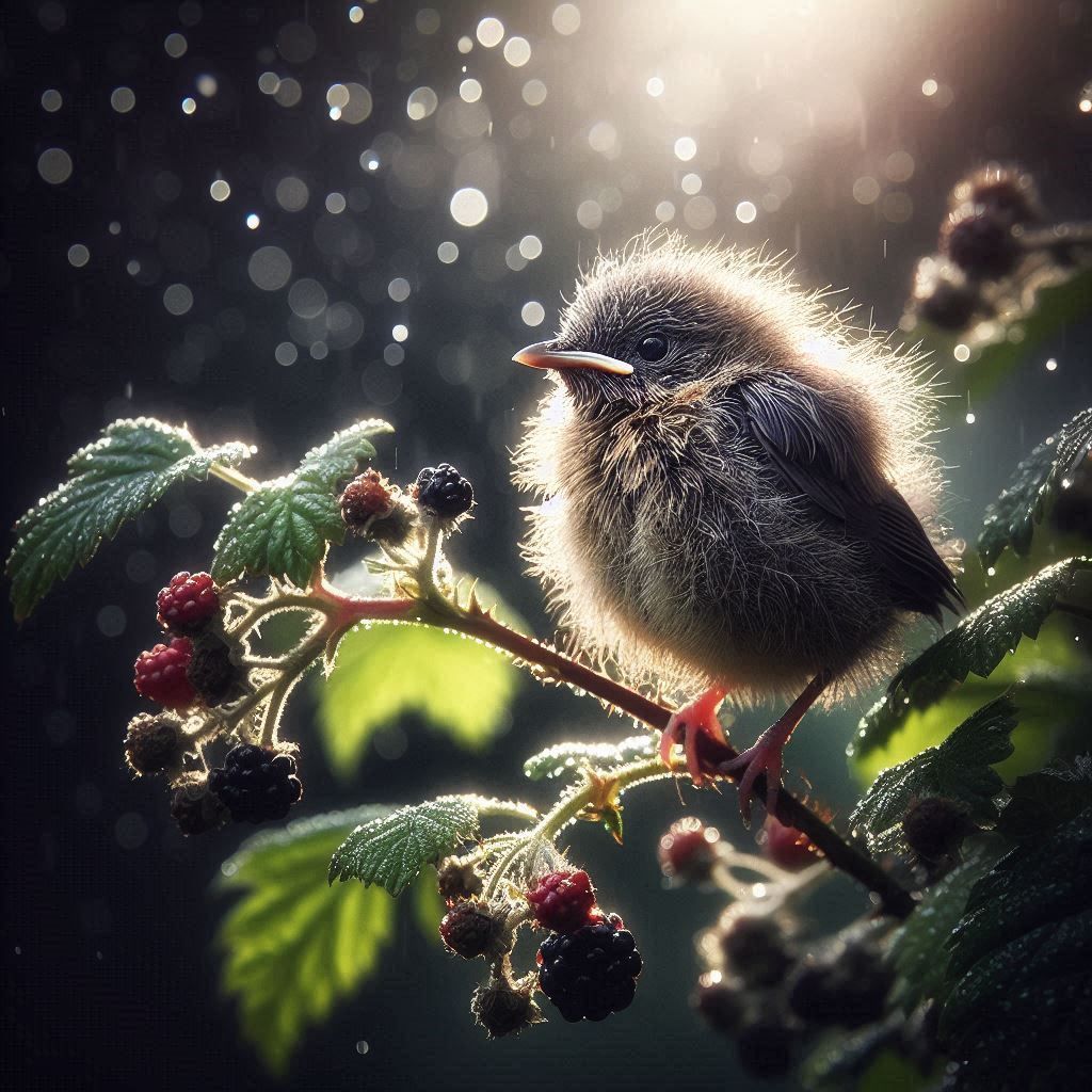 Funny humanoid cat Tim Burton split-complementary colors impressionism chalk art macro photography sympatic 