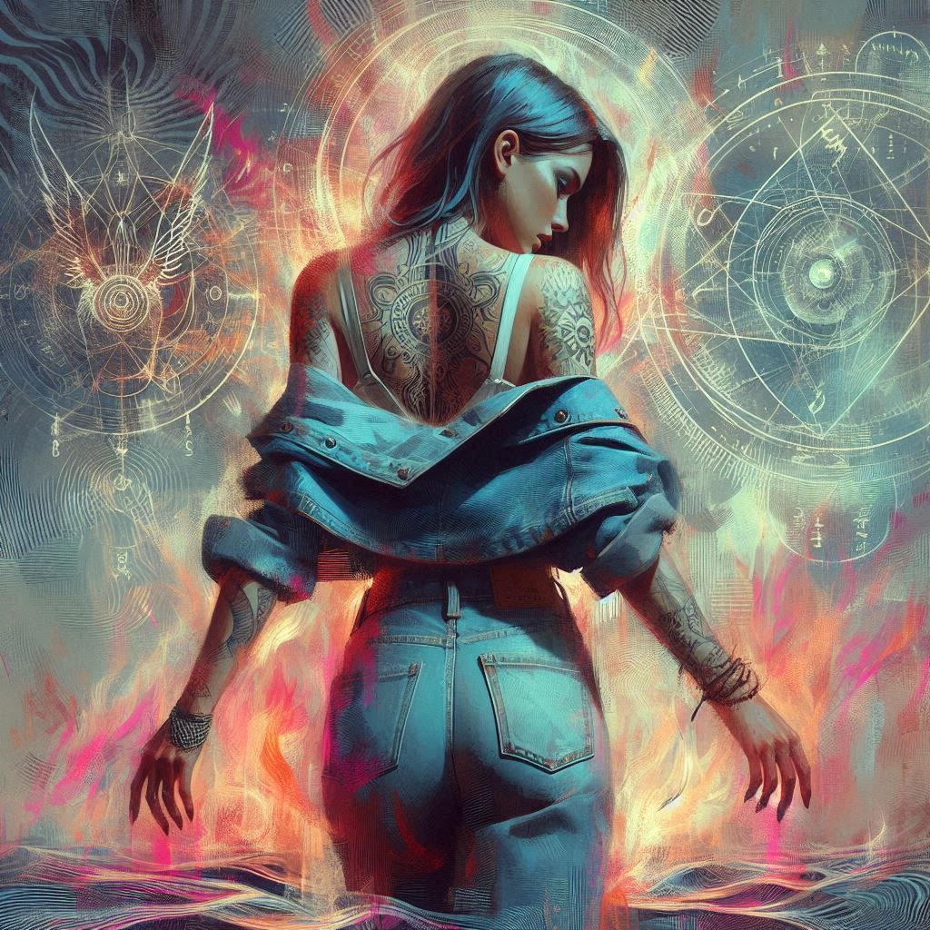 Ideal face blond girl , ideal body , smile , blue eyes, Red lips resin cast wet brush finalRender detailed