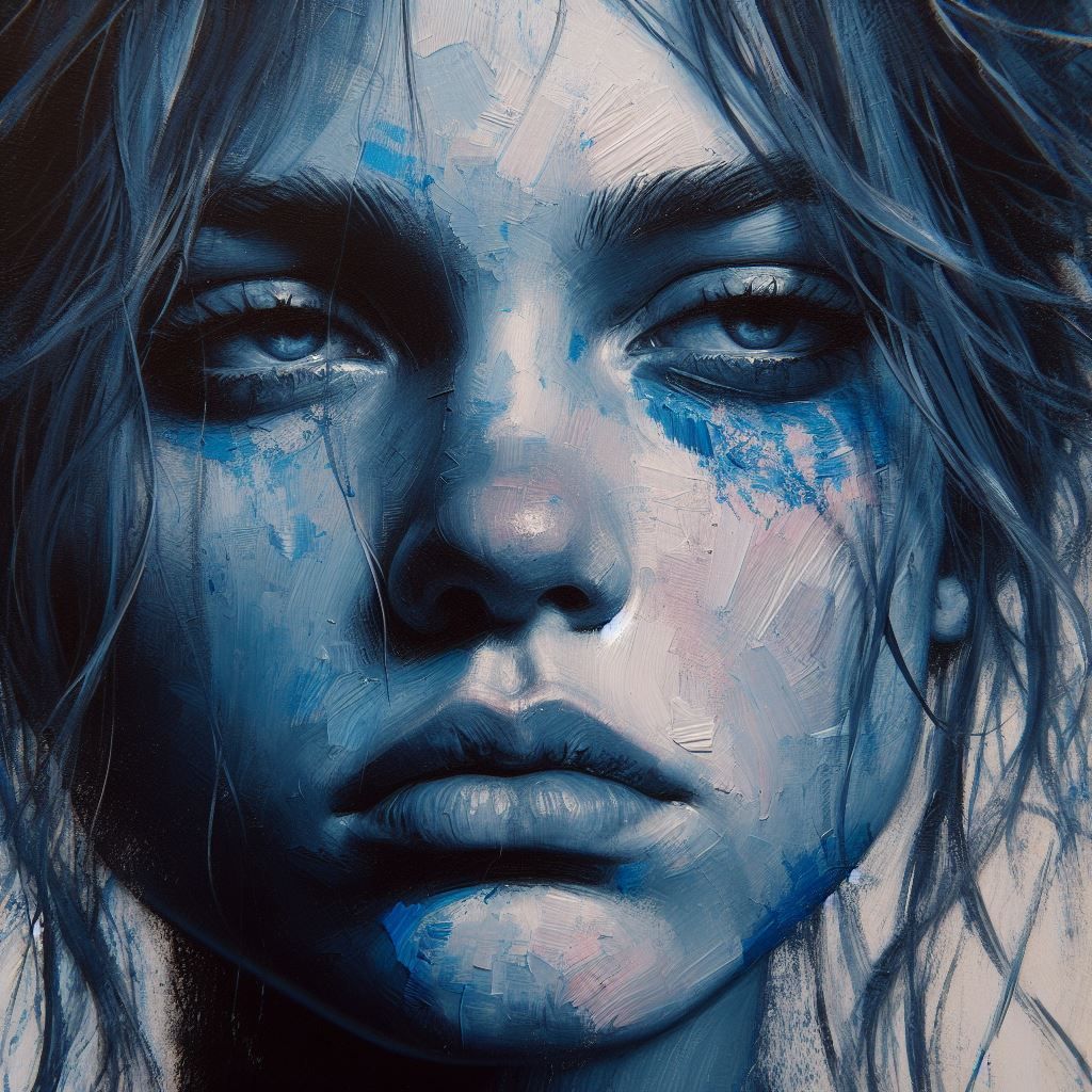 Funny humanoid cat  sympatic contrasting colors Van Gogh hyperrealism impressionism