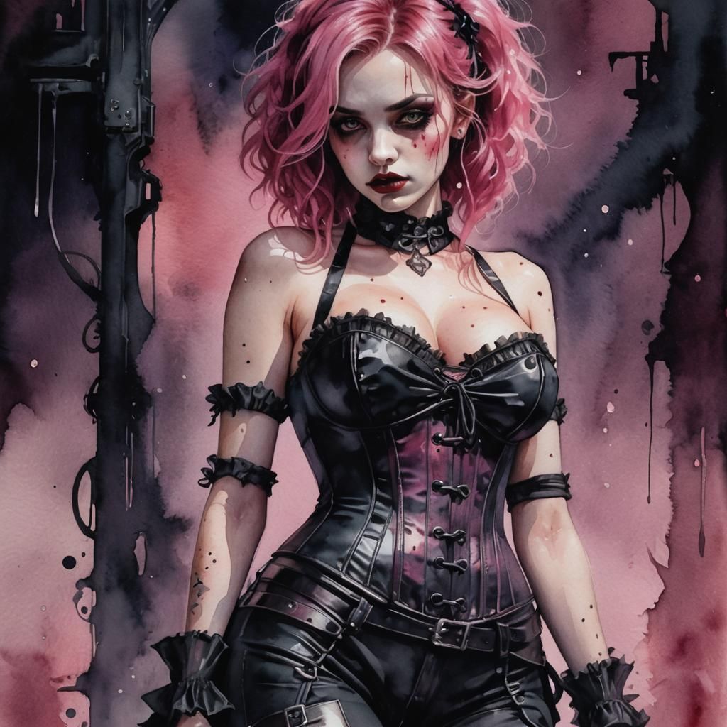 Amazing Emma stone Greg Rutkowski complementary colors