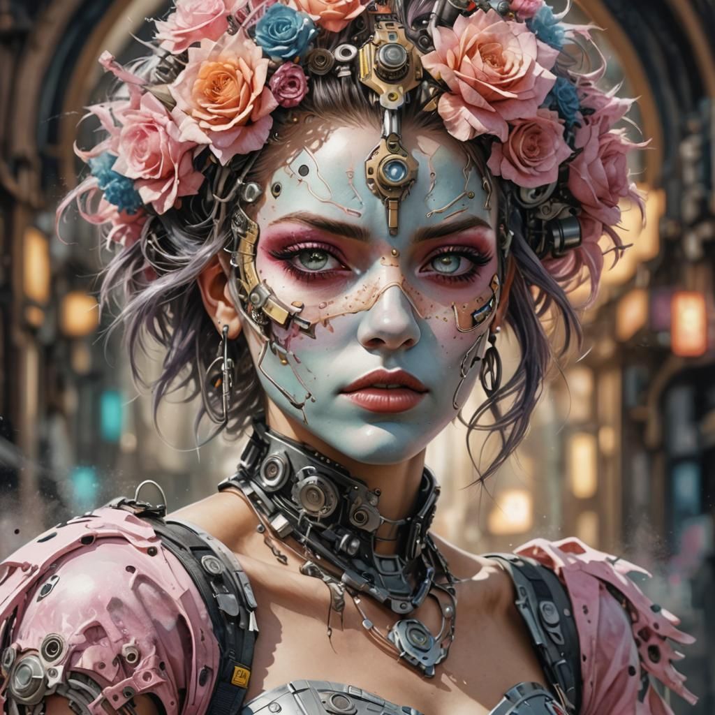 Cute beauty elf girl Pino Daeni Gerald Brom cool colors deep color intricately detailed hyperdetailed gothic art