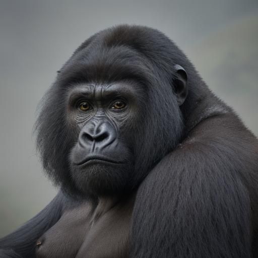 Gorilla in the Misty Mountains.....