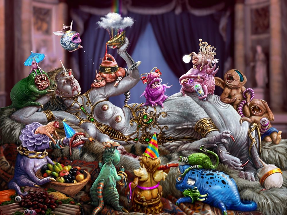 A Giraffe's pet snake 