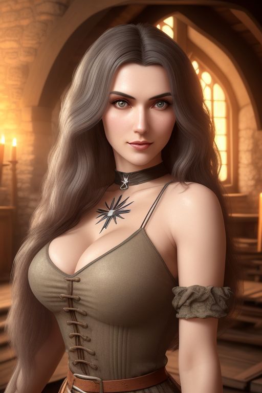 Medieval gir in a church