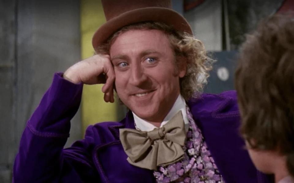 willy wonka sad