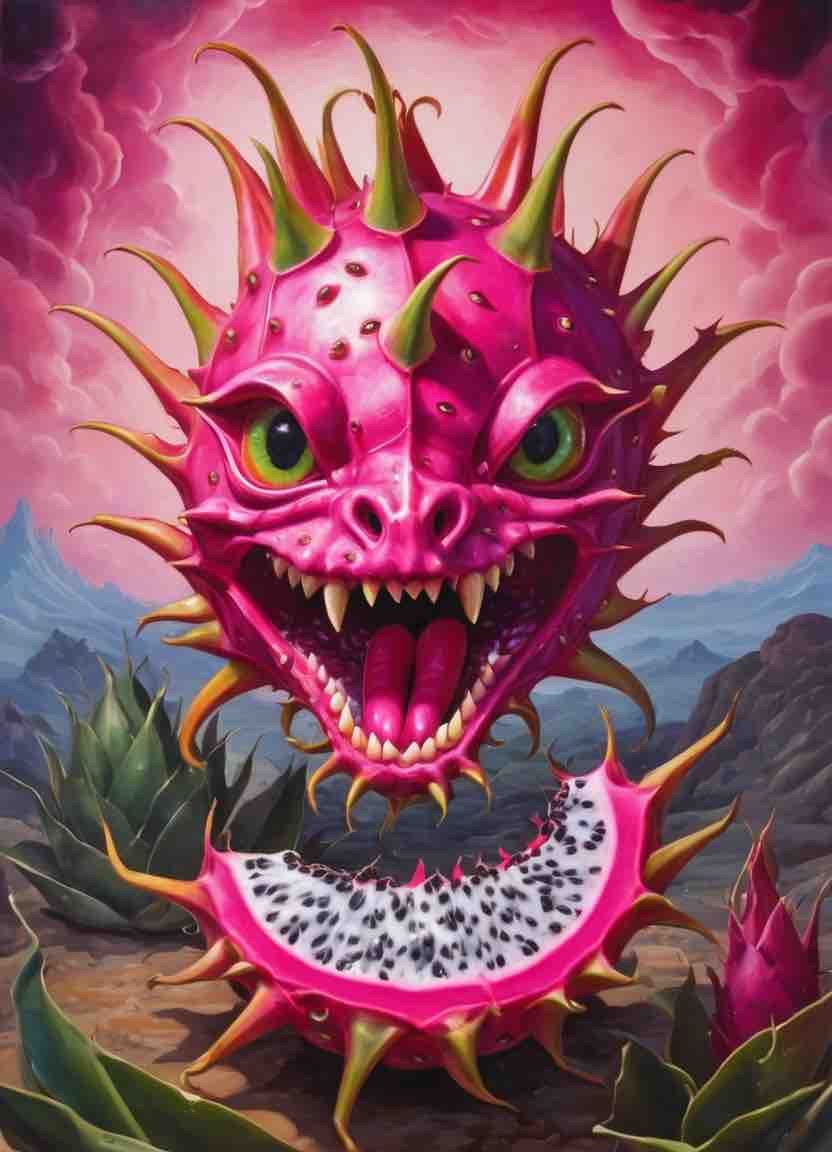 Dragon Fruit becomes a real dragon