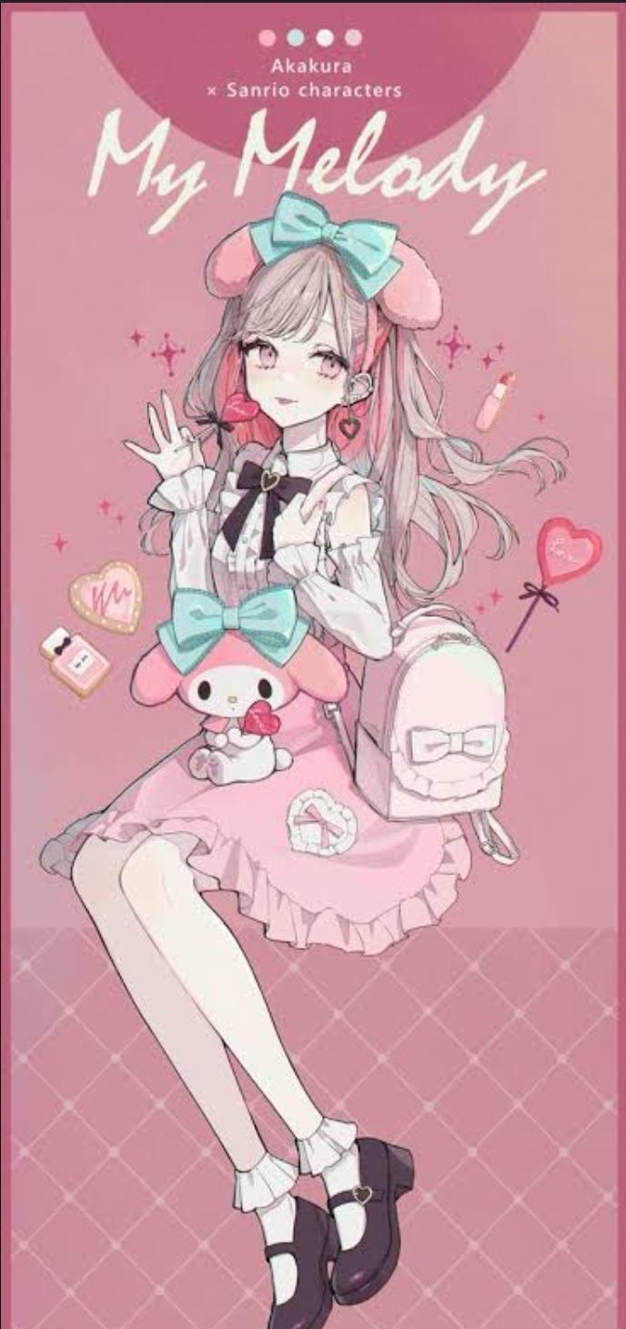 My melodía, super heroina con capa morada y pelo rojo