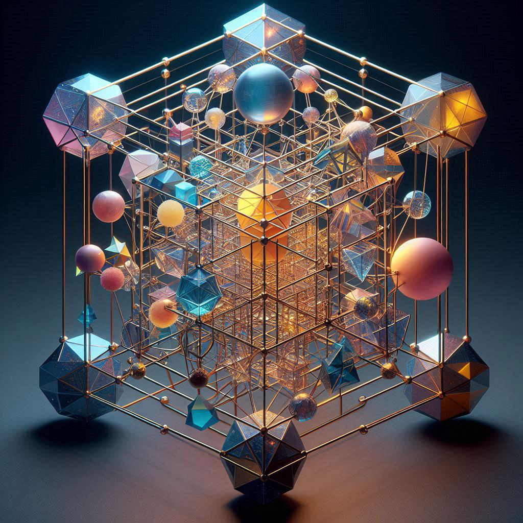 Spin this 3d model made of metal, glass, jewels and gems 360 degrees on the z axis.