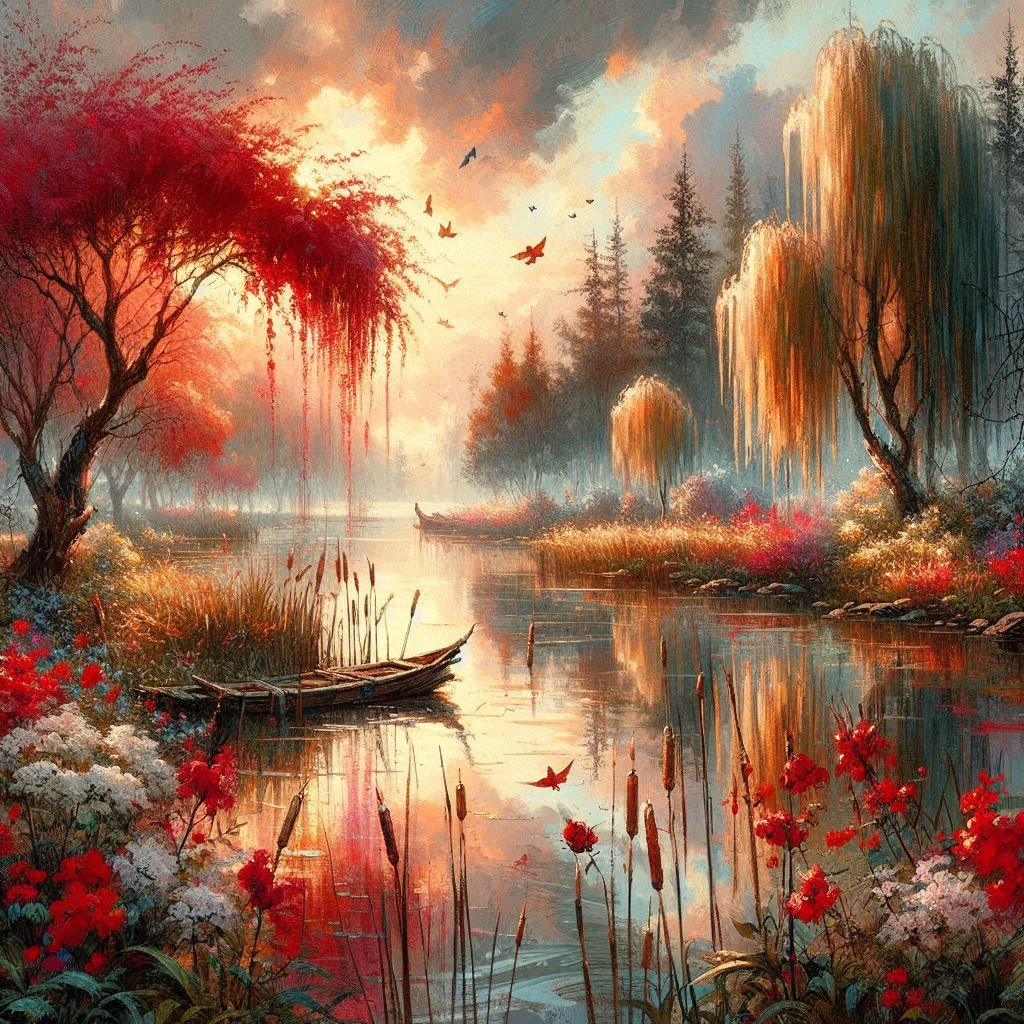 still life  Lake side