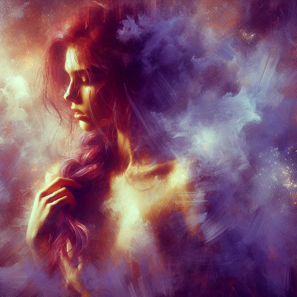 Oil Painting  double exposure