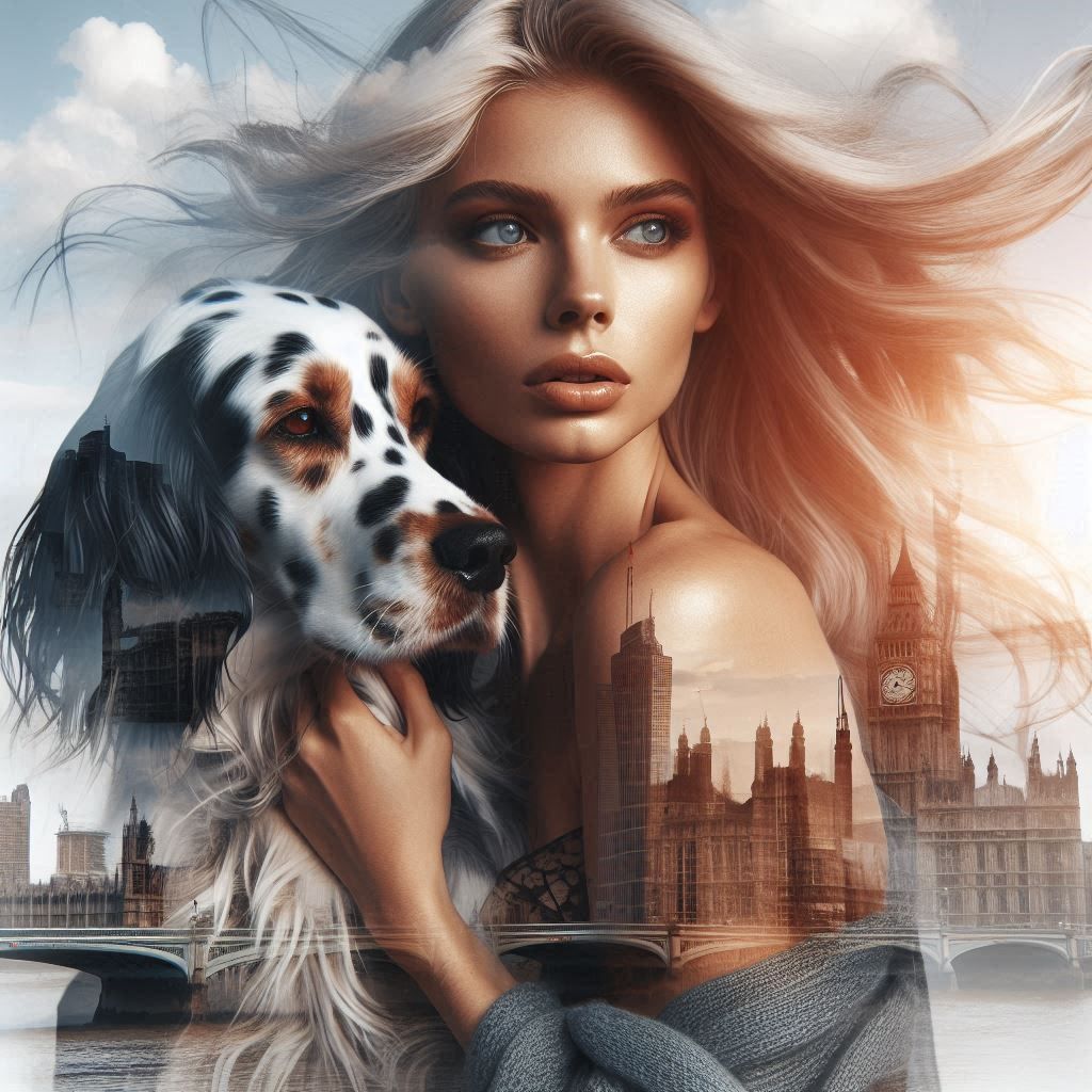 Oil Painting  double exposure