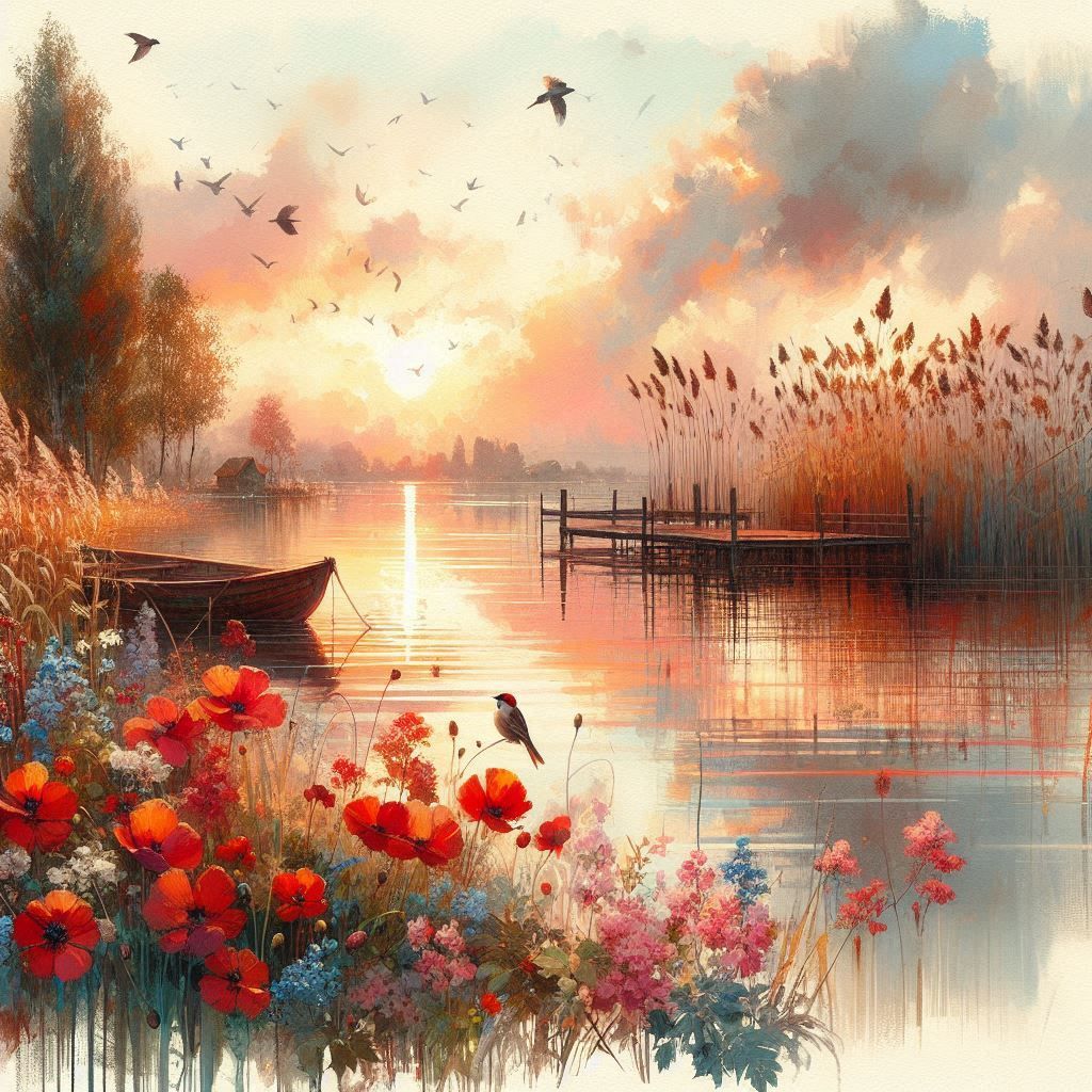 still life  Lake side