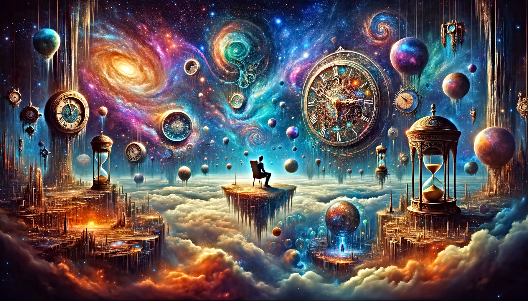 "Watching time goes by"