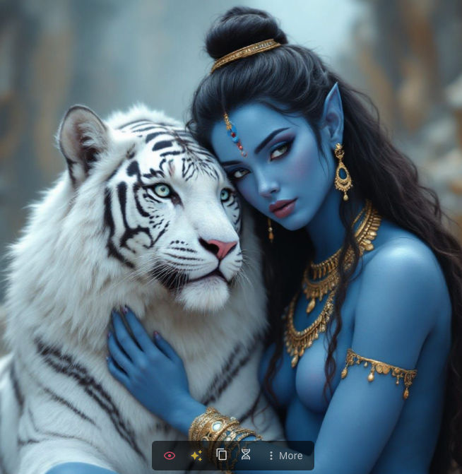 TECH FUSION SPRITUALITY SHOW ALL SHIVA & ARTISTE WITH WHITE LION BLUE EYES (HONESTY)