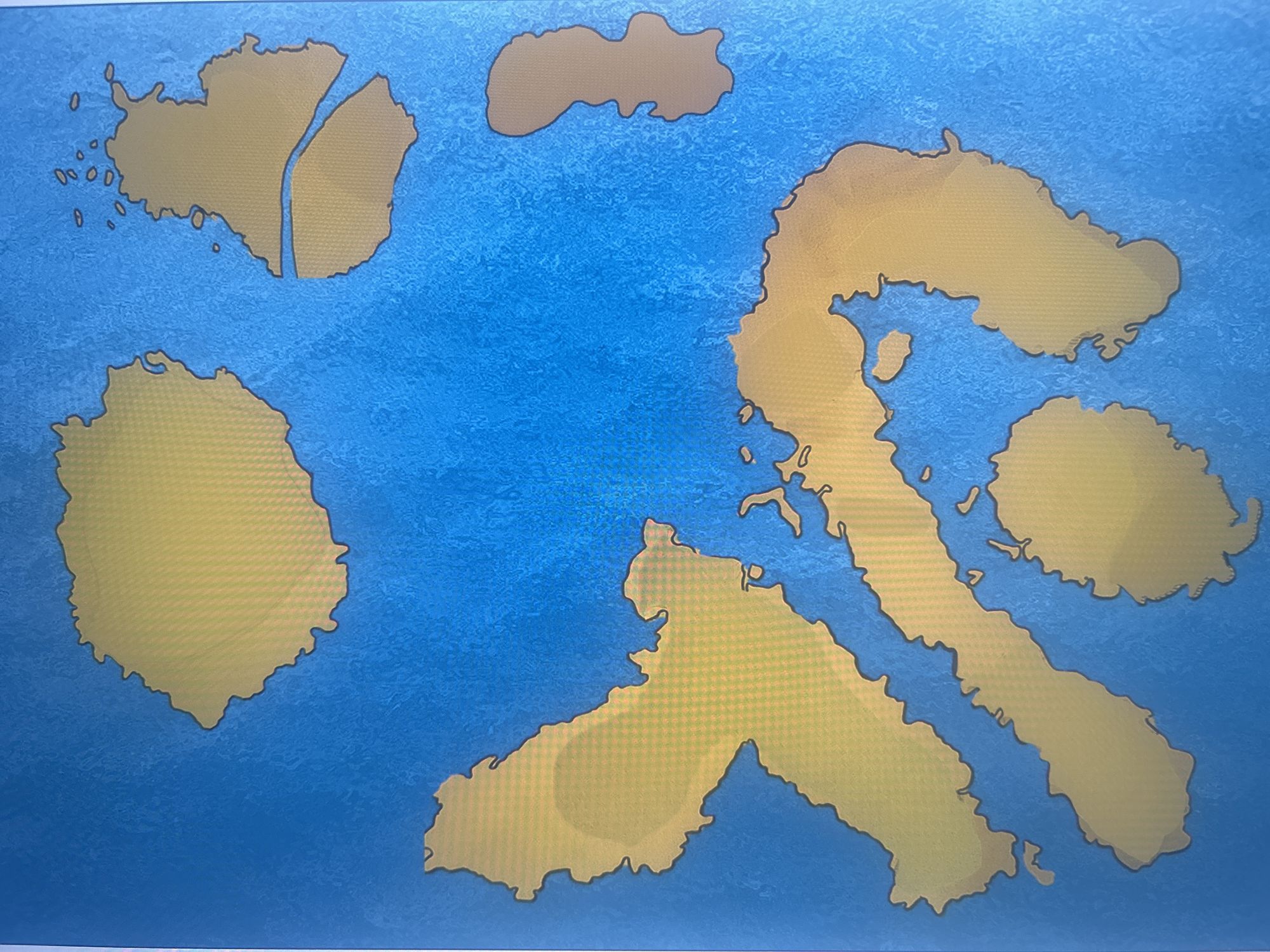 Turn this into a fantasy world map. The name of the world is Althanasia. ethereal fantasy hyperdetailed mist Thomas Kinkade ethereal fantasy...