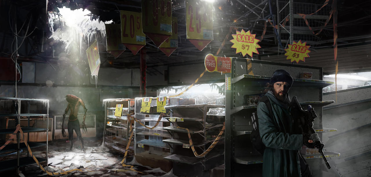 Scavenging During Zombie Apocalypse