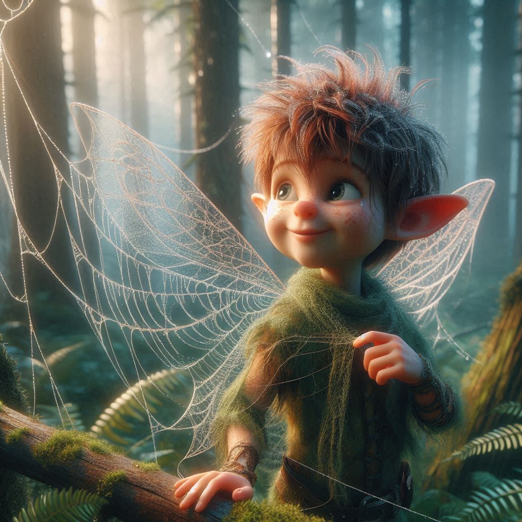 spiderweb - fairy boy