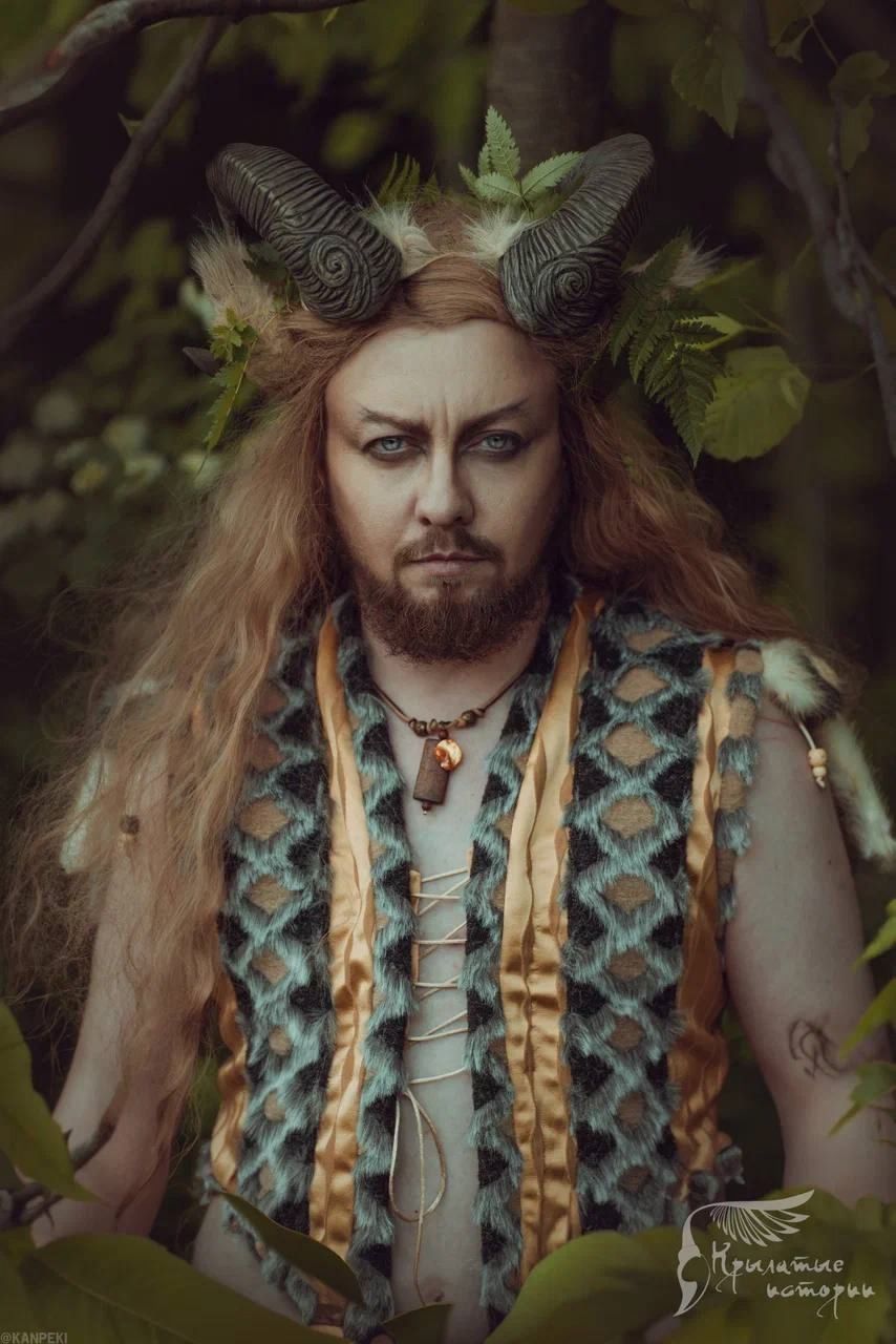 A terrifying satyr in dark creepy forest. 
a masterpiece, 8k resolution, dark fantasy concept art, by Greg Rutkowski, dynamic lighting, hype...