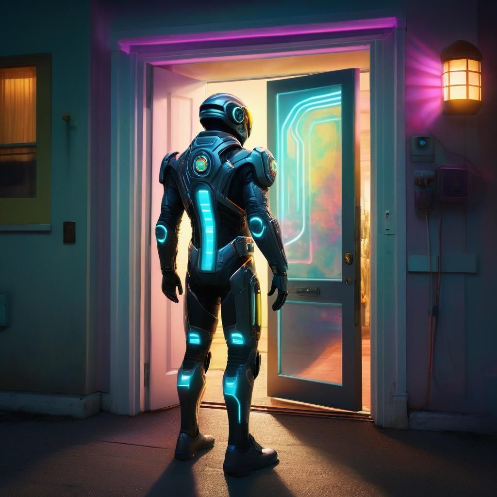 Three men and a woman