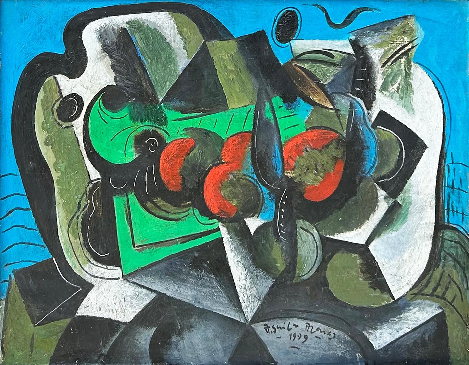 <lora:still life:1.0> still life of apple and orange with wine  and wine glass