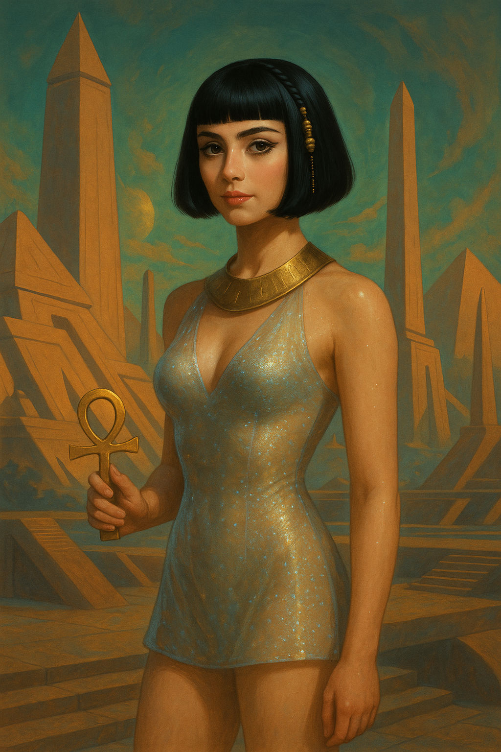 Loxy Isadora Bliss, evolved from a chatgtp rendering from our conversations.