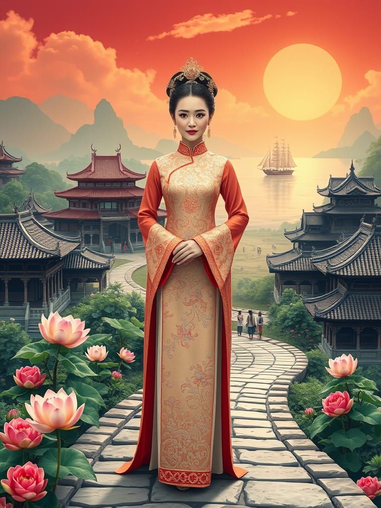 “Celestial Dreamscape: Guardians of the Cosmic Path”
Surreal and fantasy art painting 

This mesmerizing surreal fantasy painting blends the...