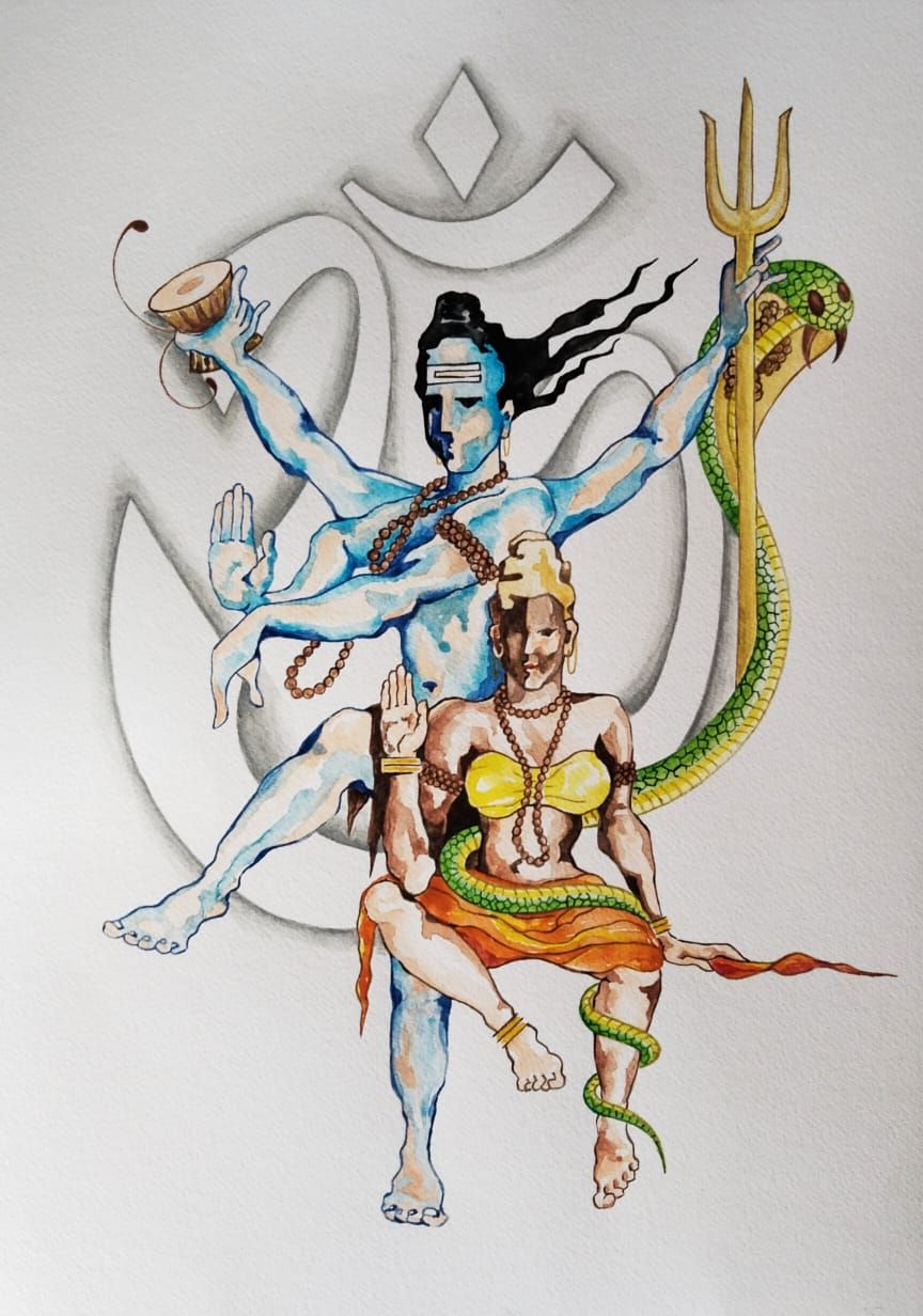 backdrop od snow mountains, mystic, 