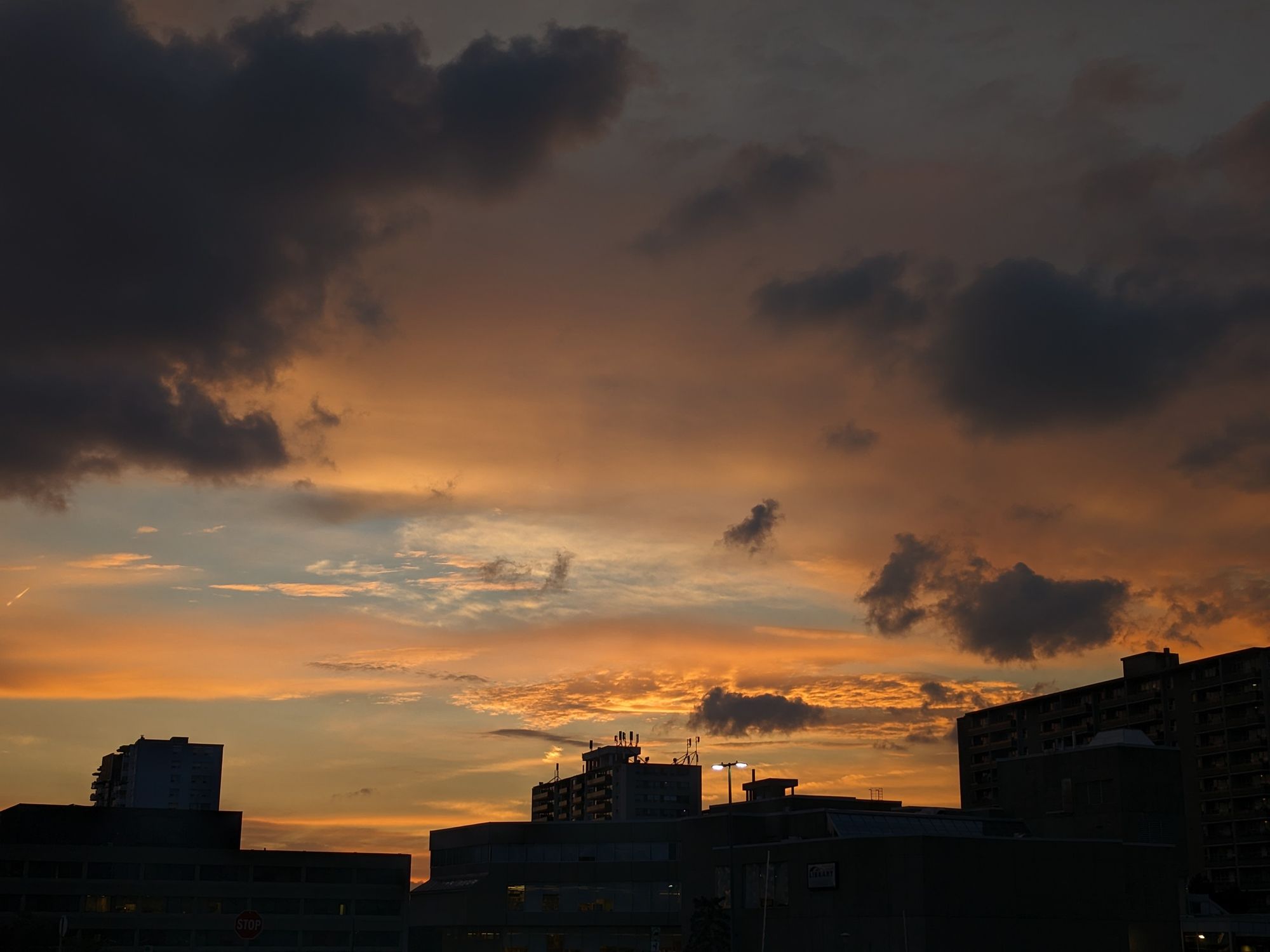 A sunset that I shot a few hours ago. 