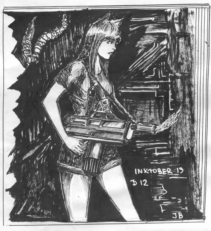 Ripley the cat goes after the kitten