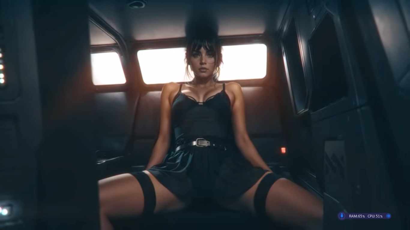 a woman in a futuristic suit sitting in a chair with headphones, girl in mecha cyber armor, cyber suit, scifi woman, clothed in cyber armour...